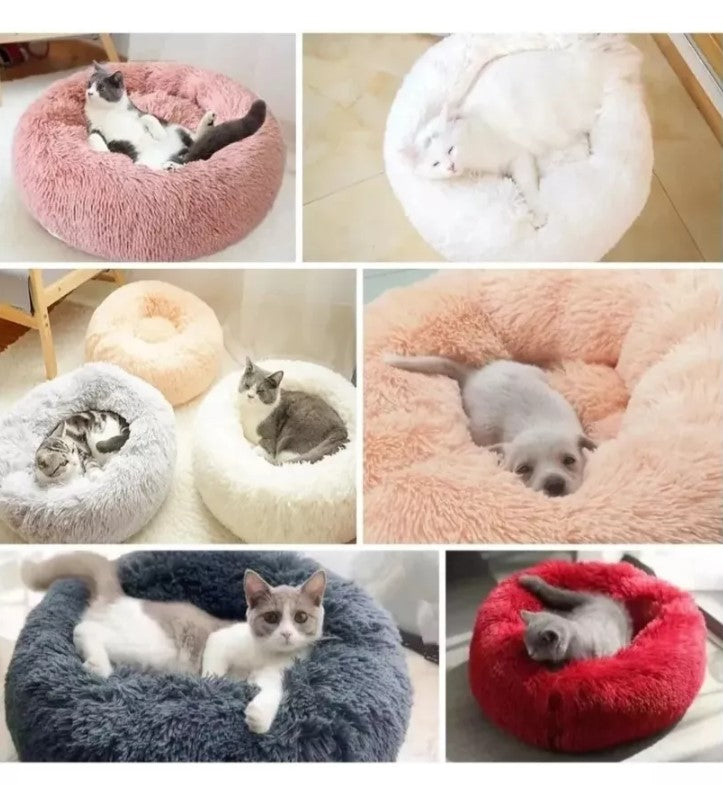 Cama Nube Anti-Estrés - Donut Suave 60cm ☁️💤