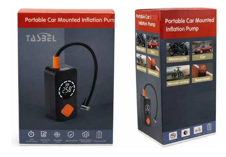 Compresor Recargable Portatil auto bici