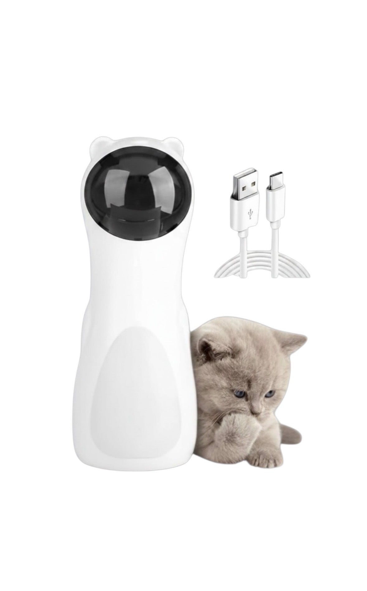 Juguete Automático Interactivo para Gatos - Láser Inteligente