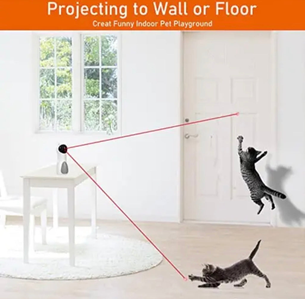 Juguete Automático Interactivo para Gatos - Láser Inteligente